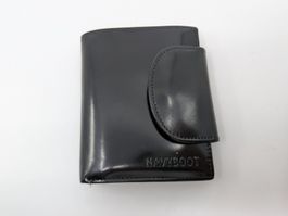 Navyboot Portemonnaie Leder schwarz