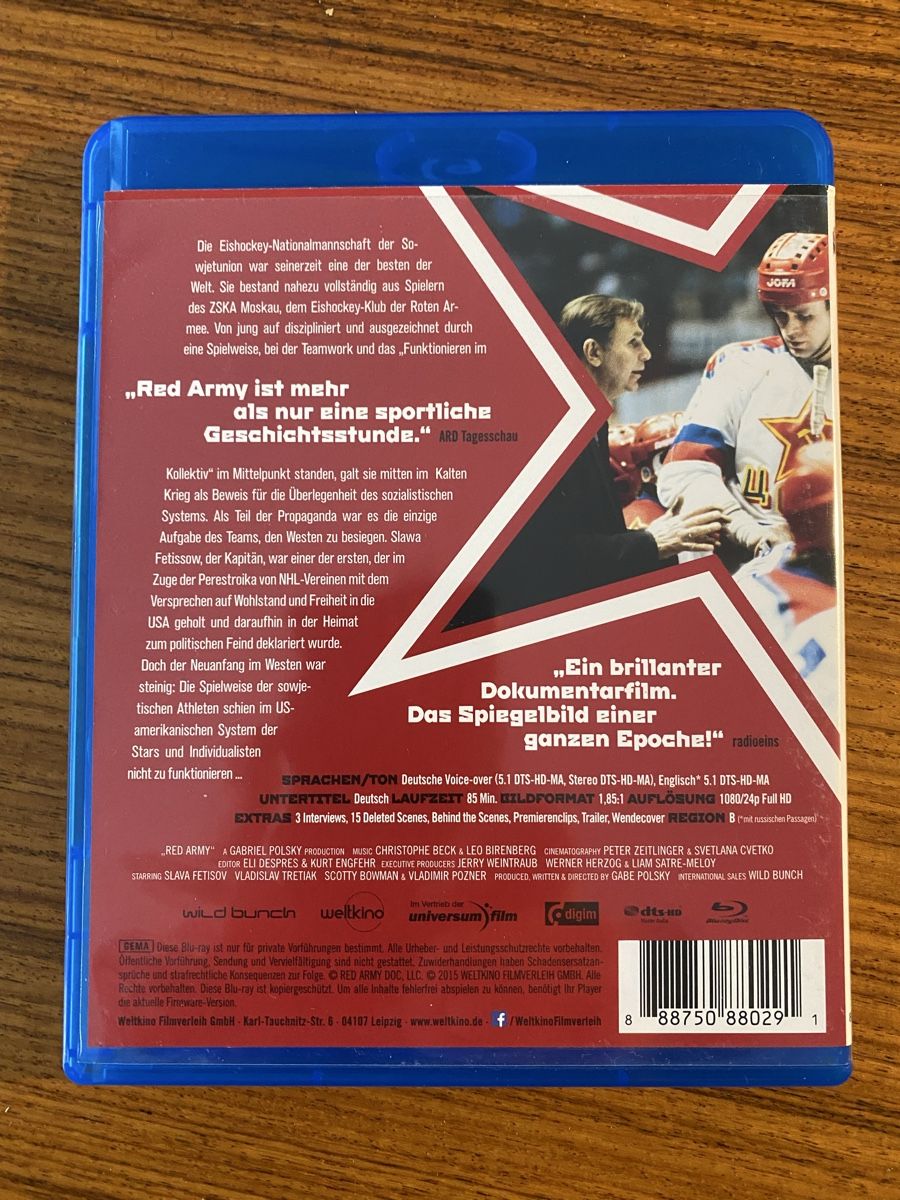 Alle DVDs: Red Army - Legenden auf dem Eis, Blu-ray – Gebraucht aus Rüschlikon von Granulat204 1