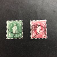 90C, 91C, 1907, entwertet