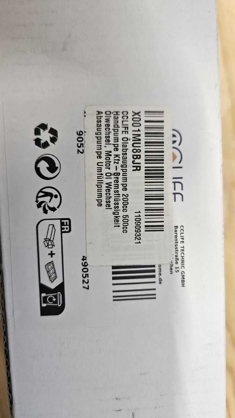 Pompe & Parti di ricambio: ölabsaug pumpe 200-500 ml – Nuovo e nell'imballaggio originale da Oberengstringen venduto da david-01 1