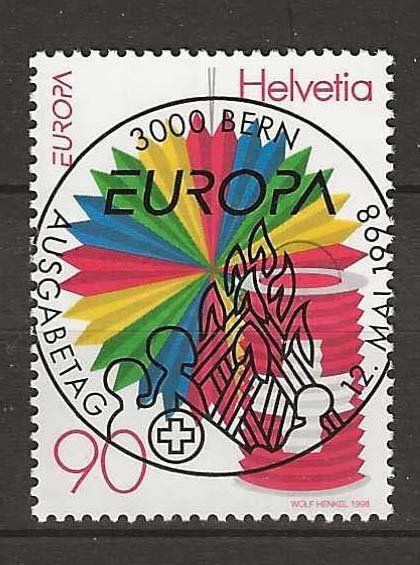 Tutti i francobolli: V0952 - Europa 1998 vollstempel – Usato da Trélex venduto da Phil_Albert