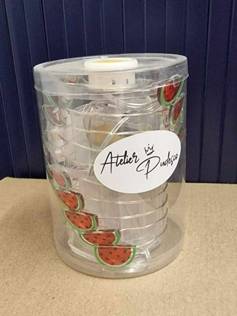 Ghirlande e barre luminose: LED Lichterkette / Girlande Melonen / Wassermelone – Nuovo e nell'imballaggio originale da Schaffhausen venduto da AtelierPudesco 1