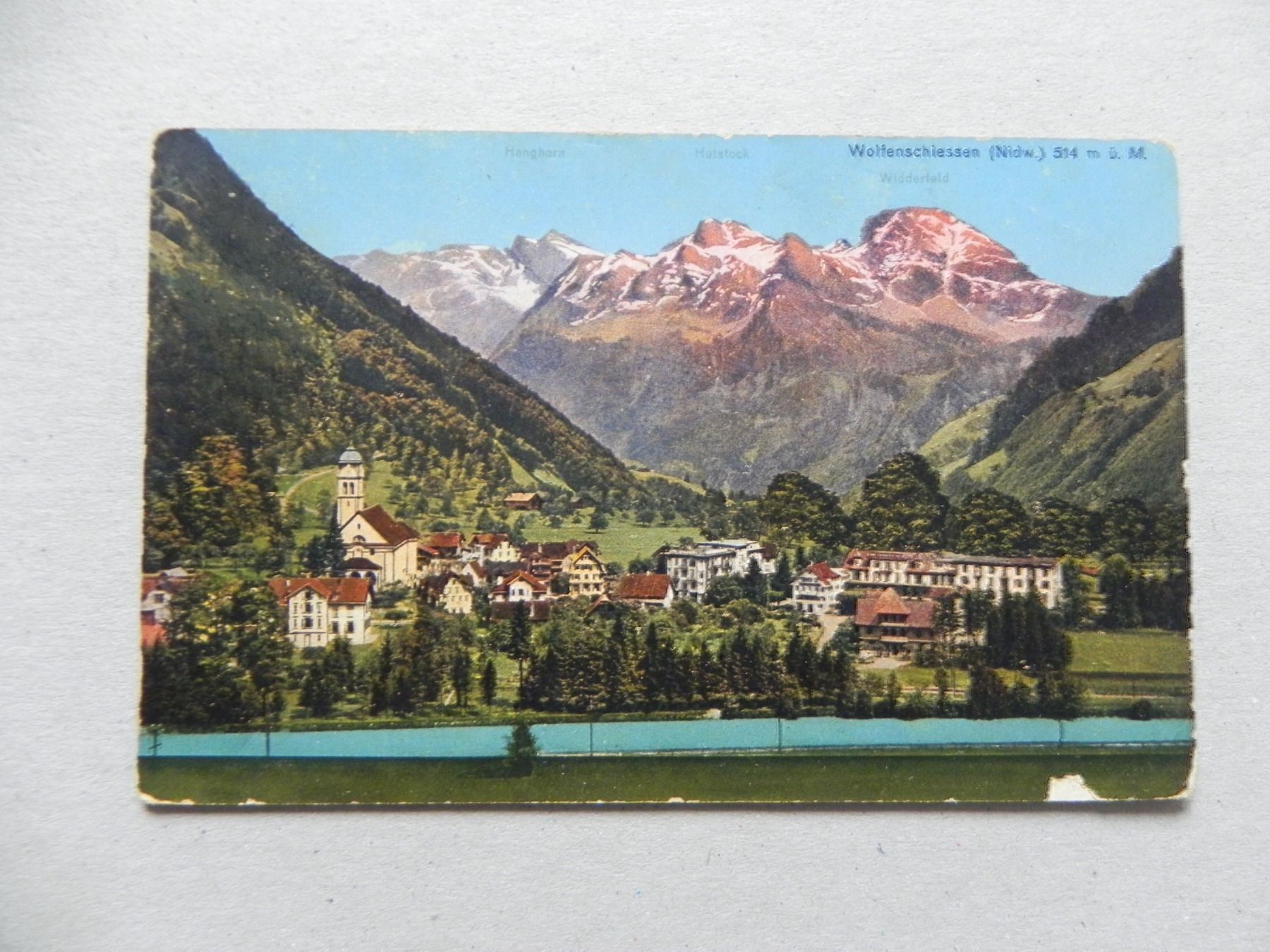 Cartes postales: Ansichtskarte Wolfenschiessen NW 1920 – D'occasion à Siebnen par krimsie