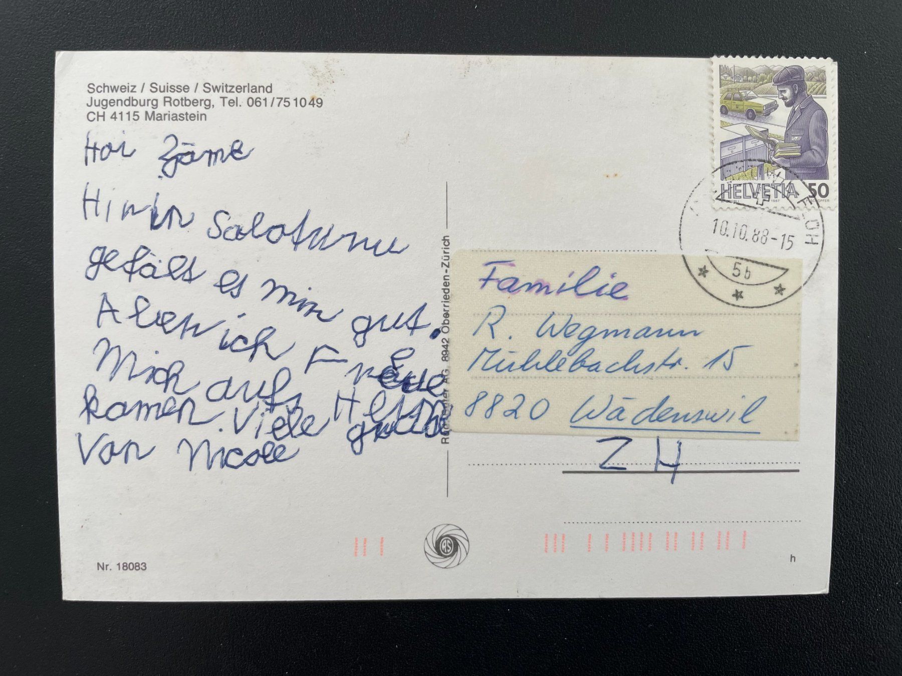 Ansichtskarten: AK SO Mariastein, Jugendburg Rotberg – Gebraucht aus Thal von Danny82 1