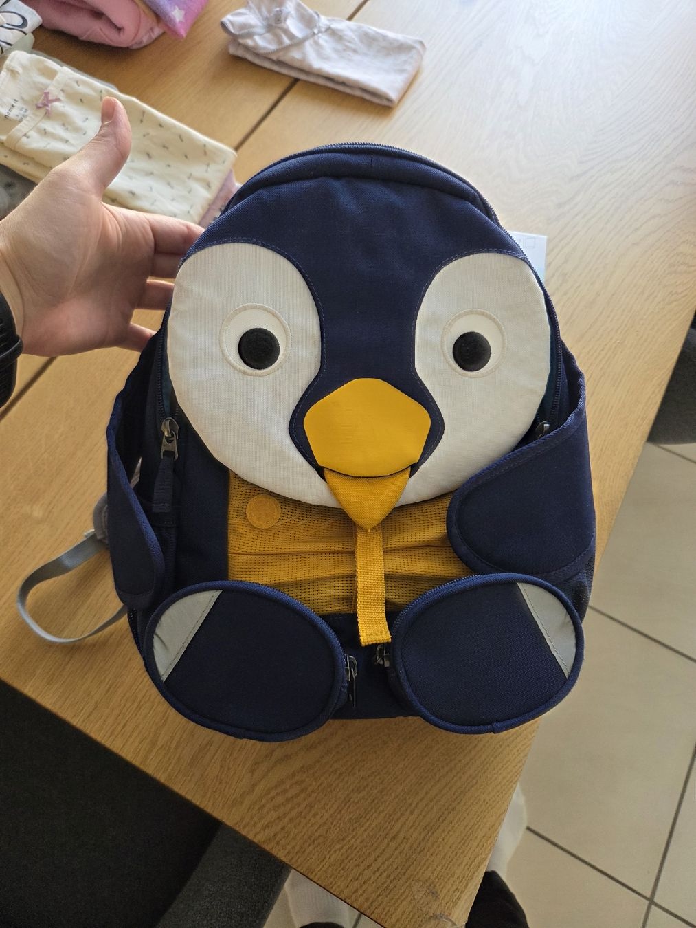 Affenzahn Borse & Zaini: Pinguin Rucksack von Affenzahn – Usato da Amriswil venduto da bellabelai