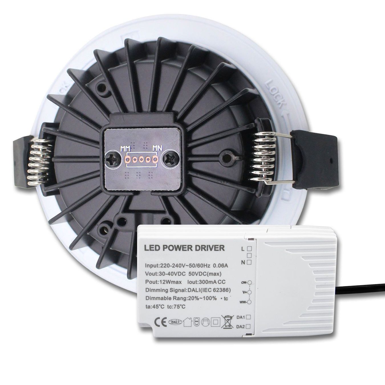 Lampade: LED Einbaustrahler, Dimmbar, 11 cm Ø – Nuovo (secondo la descrizione) da Kreuzlingen venduto da Smart-Light 2