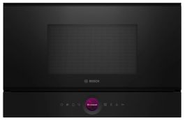 056 Bosch Serie 8, Einbau-Mikrowelle, Schwarz BFR7221B1