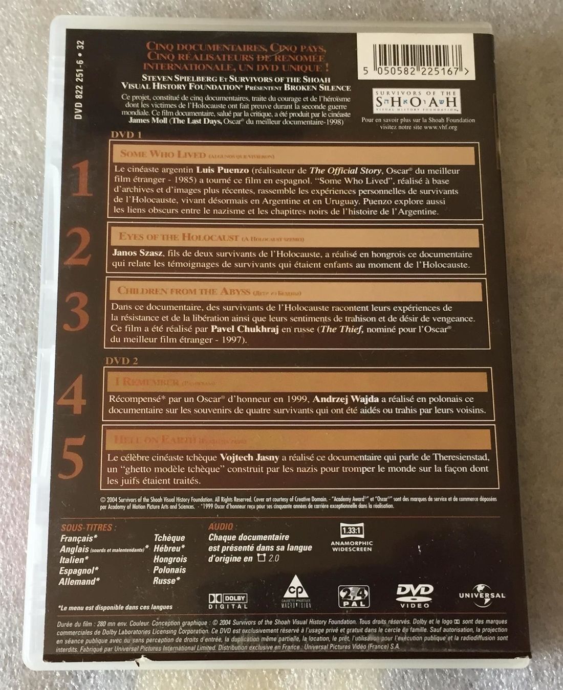 Alle DVDs: 5 Documentary films on The Shoah / Holocaust 2DVDs – Neu (gemäss Beschreibung) aus Genève von Cockattoo 1
