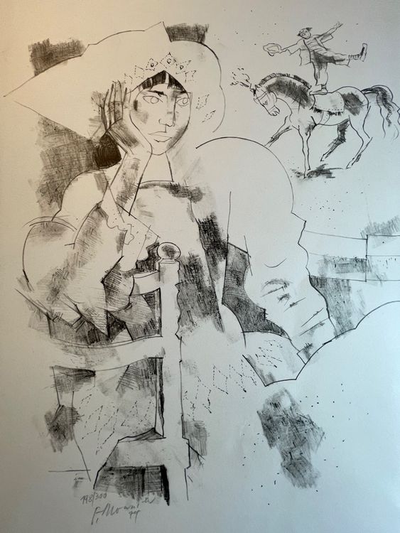 Lithographie von Paul MONNER  REF ARTA 16 II 10