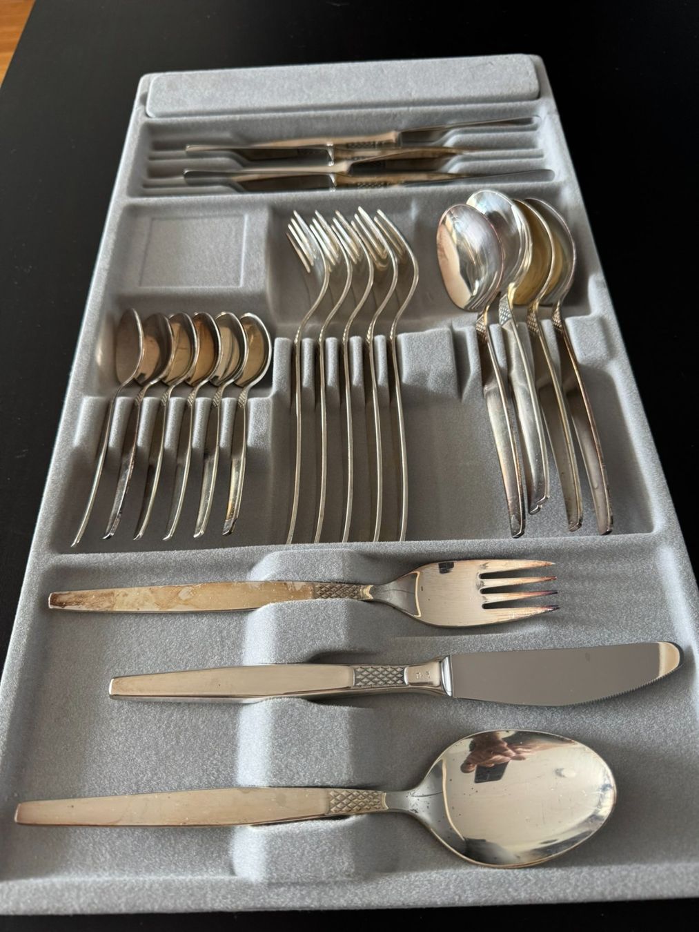 Bestecksets: Besteck-Set, versilbert. sehr alt, gemäss Bilder – Gebraucht aus Wald ZH von VSHarper2004 5