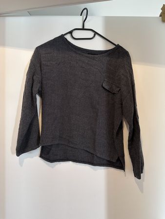 Dunkelgrauer Herbst-Pullover von Really Kiss, Grösse S