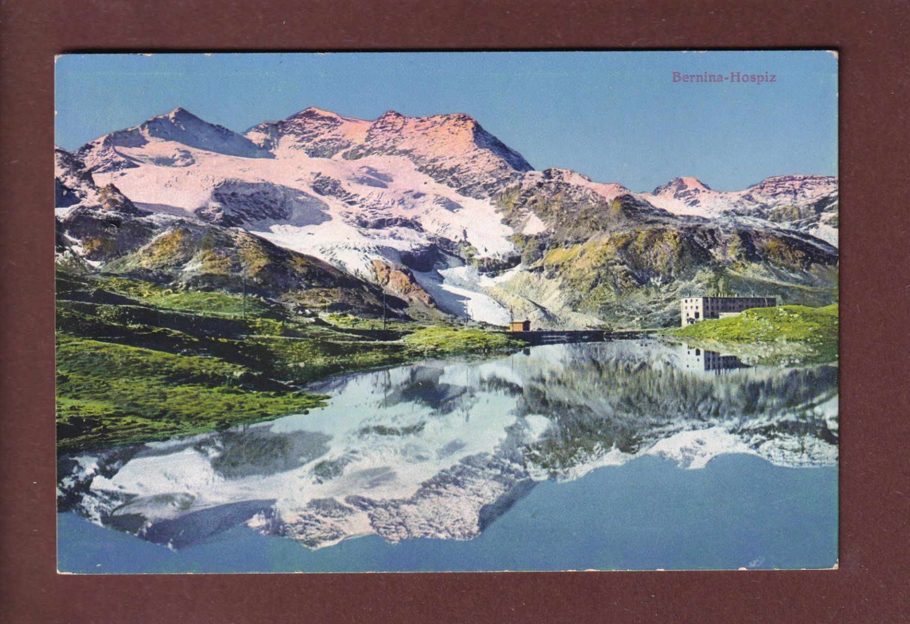 Cartoline postali: BERNINA-HOSPIZ - 1913 – Usato da Pully venduto da nicecards