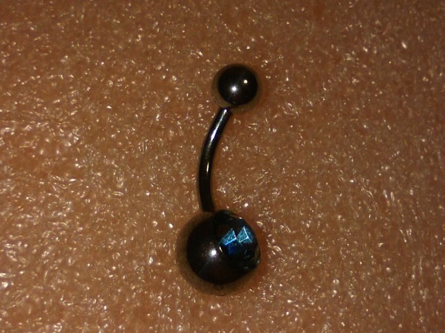 Bijoux piercing: BAUCHNABEL PIERCING,,EDELSTHAL,,SILBER FARBE – Neuf (Voir description) à Basel par bijoutrie_4 1