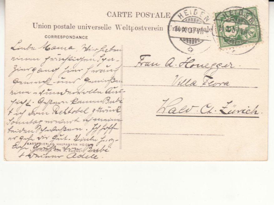 Cartoline postali: St. Anton 1907 – Usato da Bürglen TG venduto da StampGraf 1