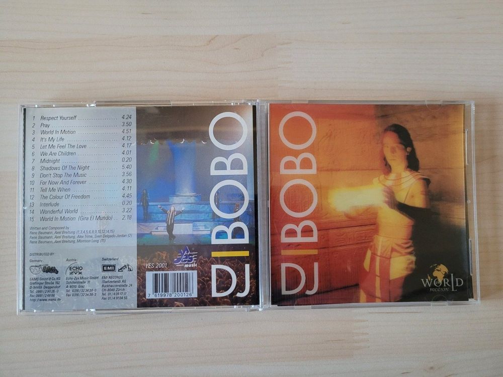 DJ Bobo - World in Motion CD 1996 (Gebraucht) in Nebikon für CHF 0.5 ...