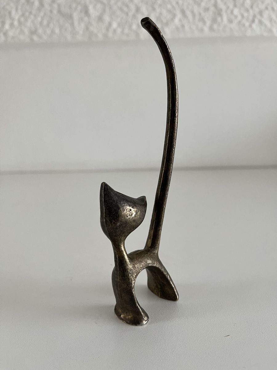 Statuette: Vintage Ringhalter aus Metall – Usato da Wetzikon ZH venduto da seli03 3