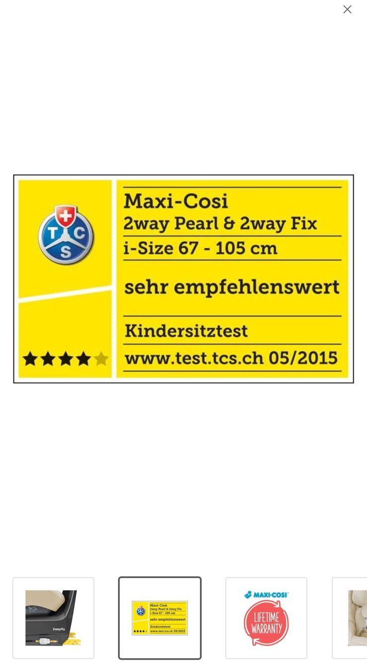 Maxi-Cosi Auto-Kindersitze: Maxi-Cosi 2way Pearl "nomad sand" inklusive BASIS – Gebraucht aus Aarau von erchels 4