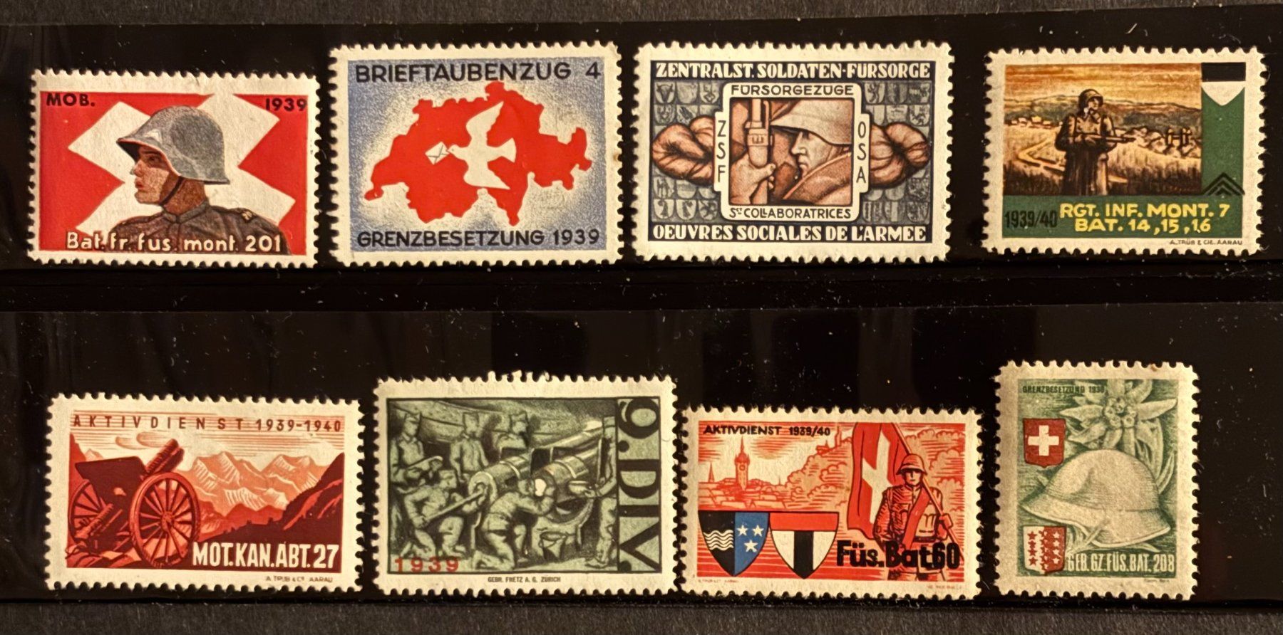 Tutti i francobolli: LOT BRIEFMARKEN SCHWEIZER ARMEE – Usato da Ostermundigen venduto da Wyatt-Earp