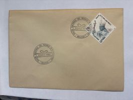 Enveloppe timbrée Espagne - Voyage Pape Jean-Paul II