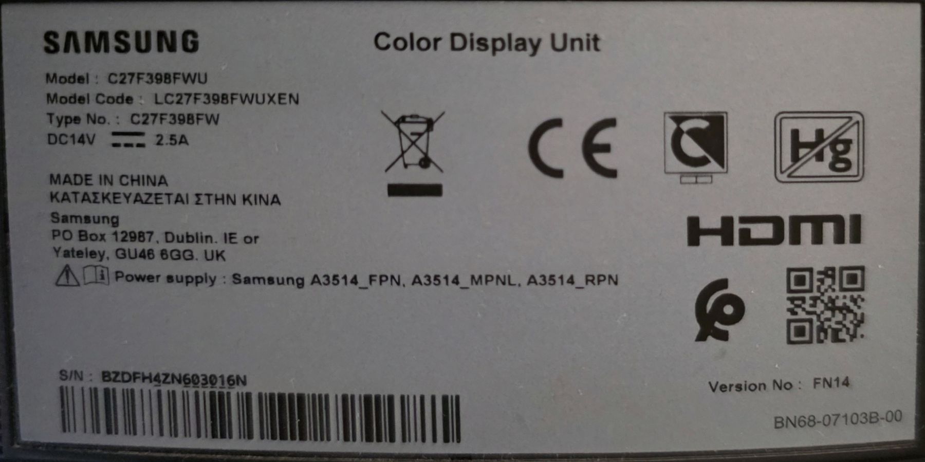 Samsung Monitore: 2x Samsung Curved Gaming Bildschirm 27̀'' mit Halter – Gebraucht aus Bottighofen von syogar 4