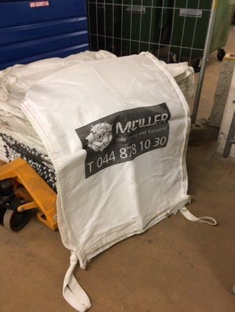 BigBag Schlaufensack weiss, ISO 9001