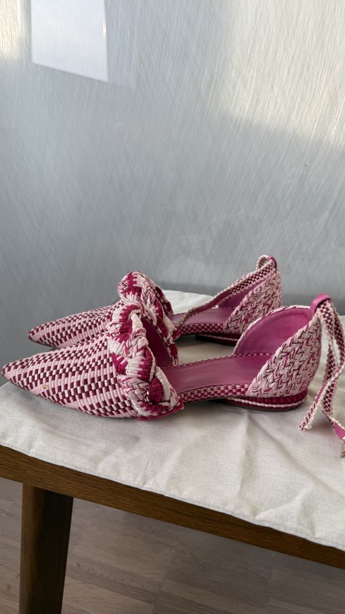 Scarpe da donna: Antolina Woven Pointed Toe Ballerinas, Size 40 – Usato da zug venduto da Inaar 4