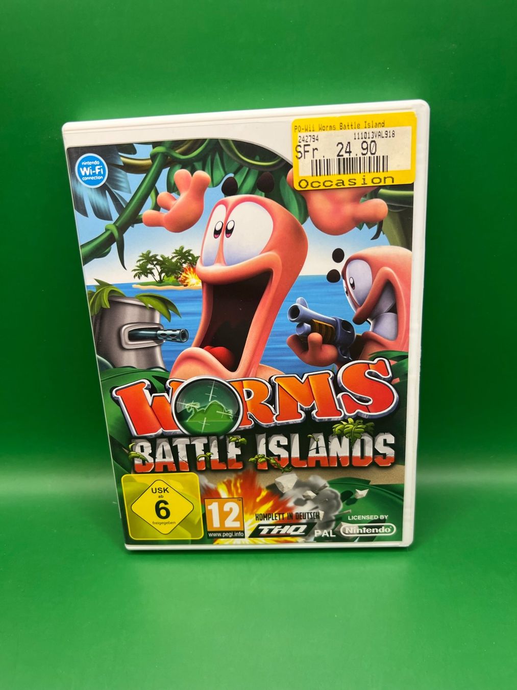 Giochi: Worms Battle Island (Deutsch) - Nintendo Wii – Usato da Frauenfeld venduto da bigauditor