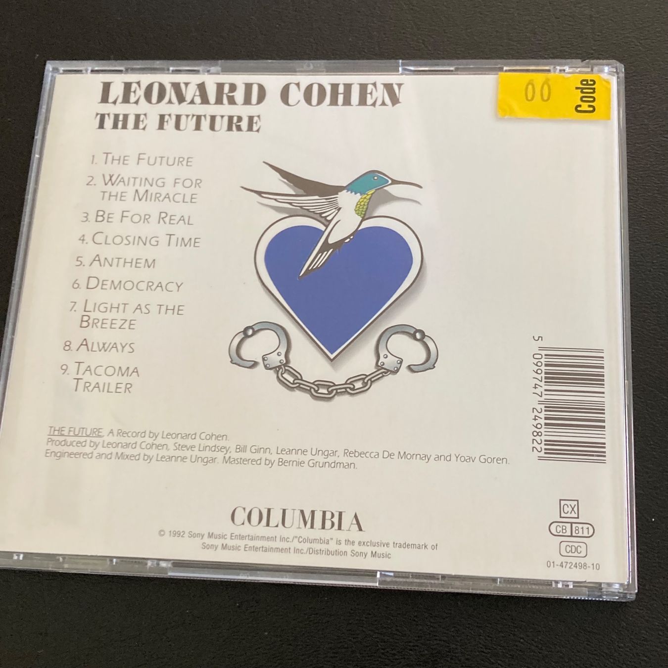 CDs: Leonard Cohen - The Future – Gebraucht aus Bern von Ntsamina 1