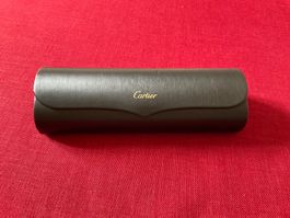 Cartier Custodia per occhiali con panno, 17x4x5 cm.