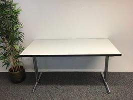 Dietiker Teos II Klapptisch weiss Metallgestell 70cm x140 cm