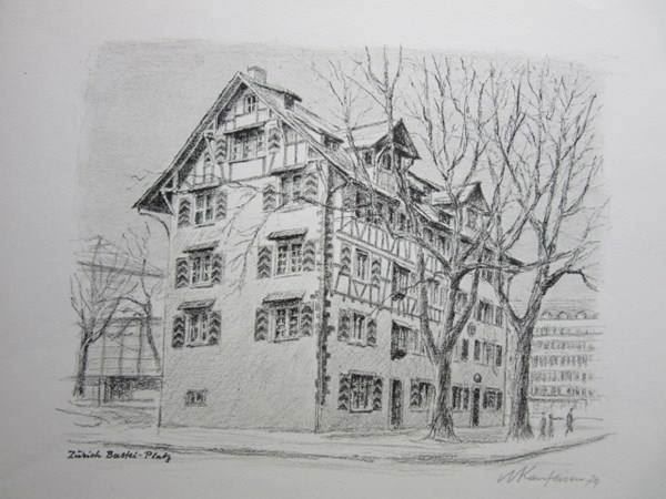 Grafica & Litografie: WILLY KAUFEISEN LITHOGRAPHIE – Usato da Gersau venduto da grafik-kunst 1