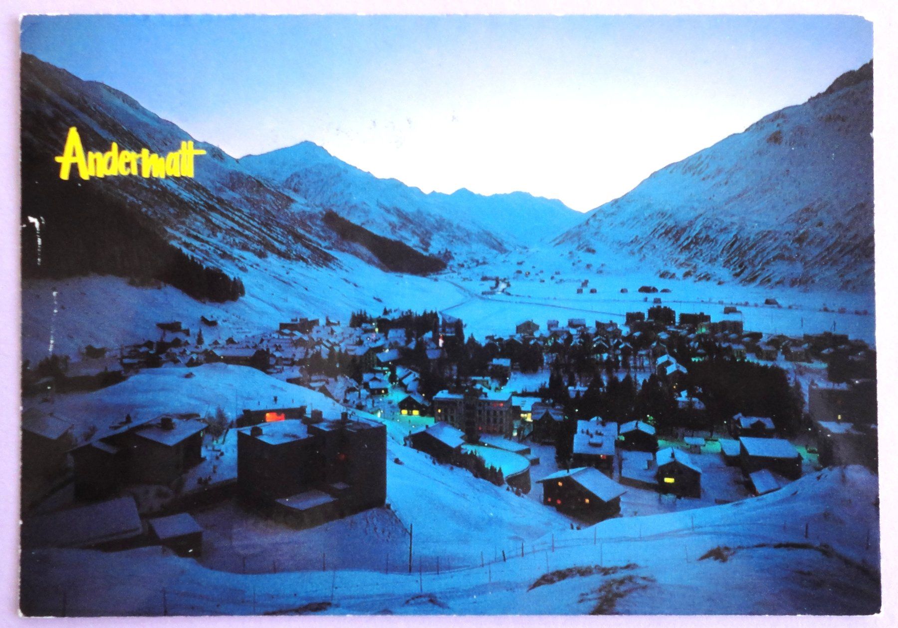 Cartes postales: Andermatt 1444 m – D'occasion à Fétigny par Billy2miny