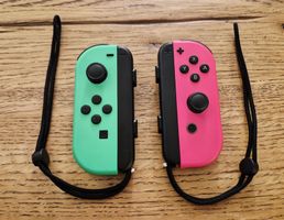 Nintendo Switch Joy-Con Set Grün/Pink + Handgelenkschlaufen