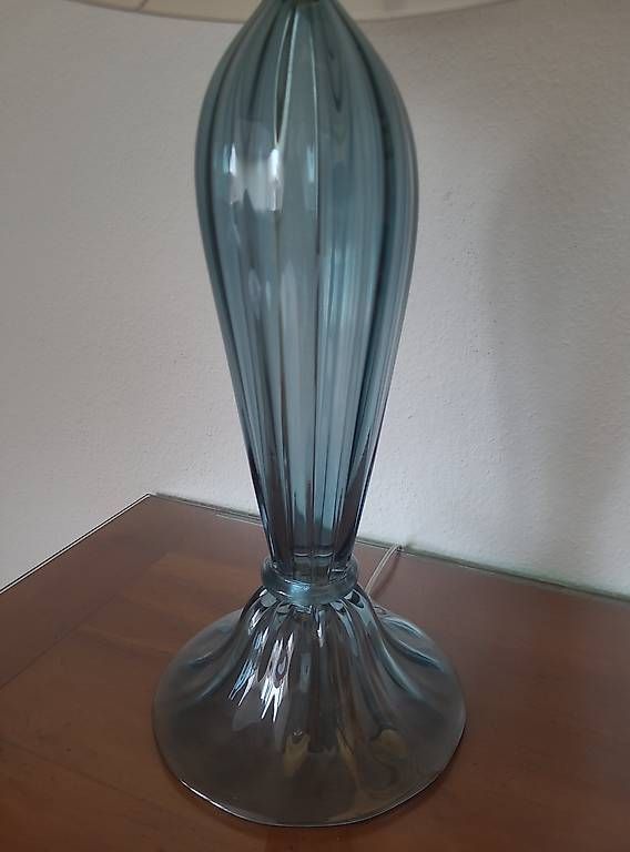 Murano Lampen: Grosse exklusive Tischlampe aus Muranoglas – Gebraucht aus Basel von Eule2000 2