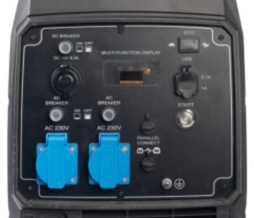 Generatori di corrente: 4000VA Benzin Inverter Stromaggregat mit E-Starter – Nuovo e nell'imballaggio originale da Kleinwangen venduto da aspidali 1
