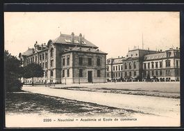 Neuchâtel, Académie et Ecole de commer