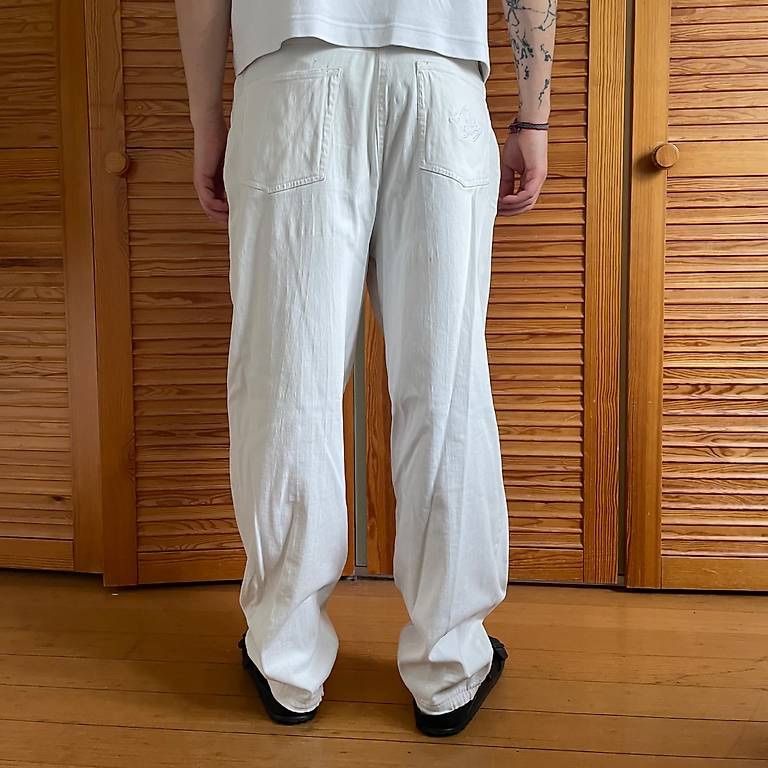 Jeans: Weisse Jeans Ballon Fit – D'occasion à Zuchwil par hok_98 2