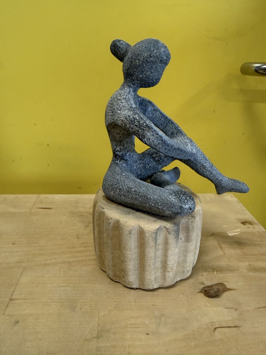 Statuette: Dekorative Steinfigur, Handarbeit – Usato da Strengelbach venduto da RaenAntikDesign 1