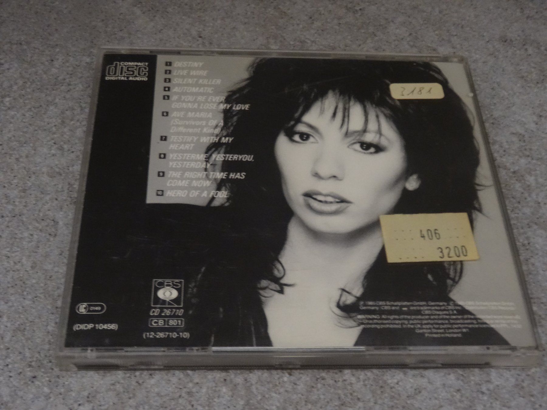 CD: Jennifer Rush - Movin' - CD – Usato da Olten venduto da Disc-Ausverkauf 1