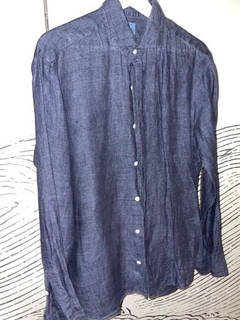 Barba Napoli Gr. 41 Leinenhemd Casual