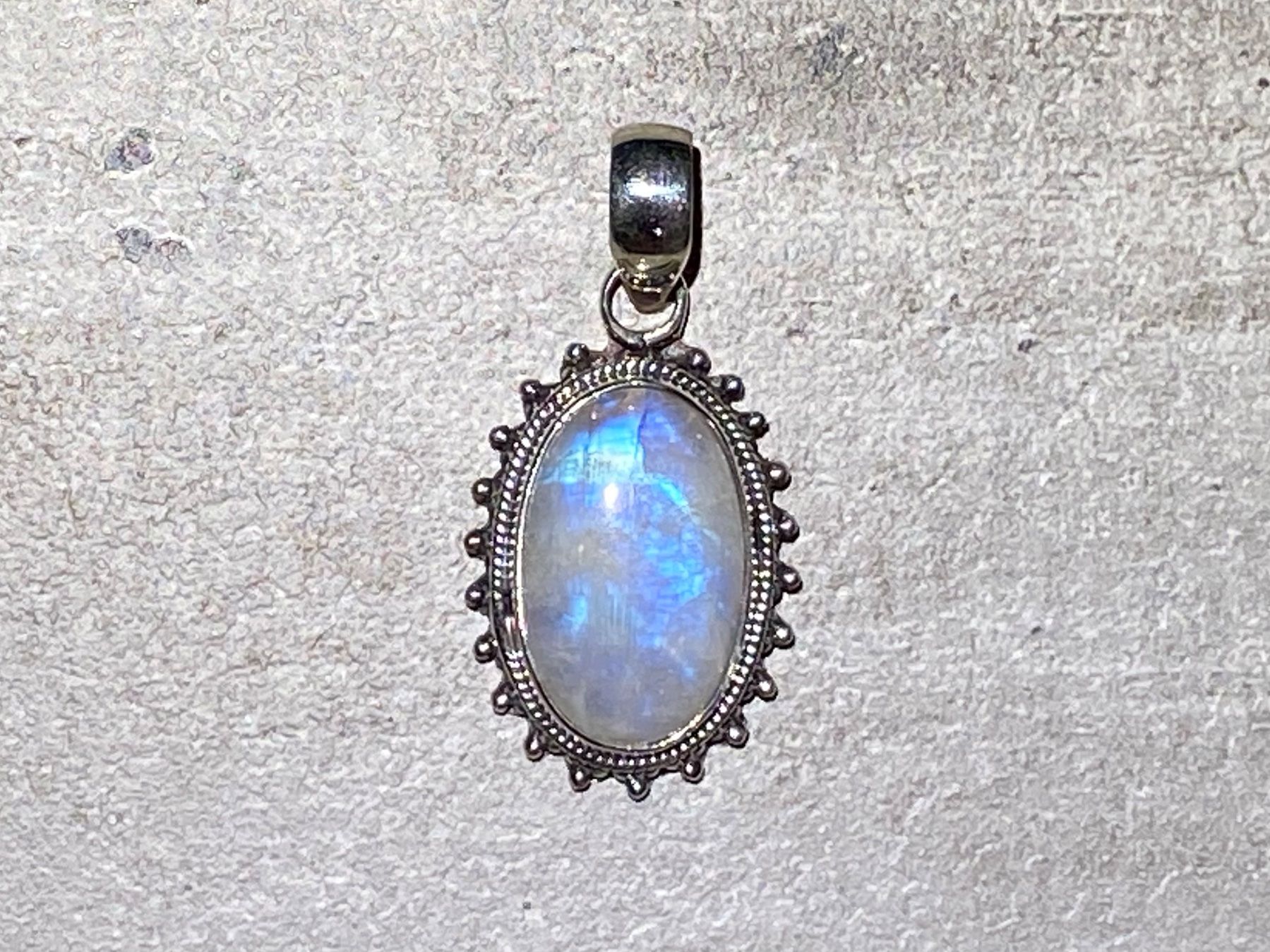 Ciondoli: Moonstone Silber 925 Anhänger orientalisch – Nuovo e nell'imballaggio originale da Laax venduto da Kiki_Kingdom3