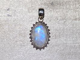Moonstone Silber 925 Anhänger orientalisch
