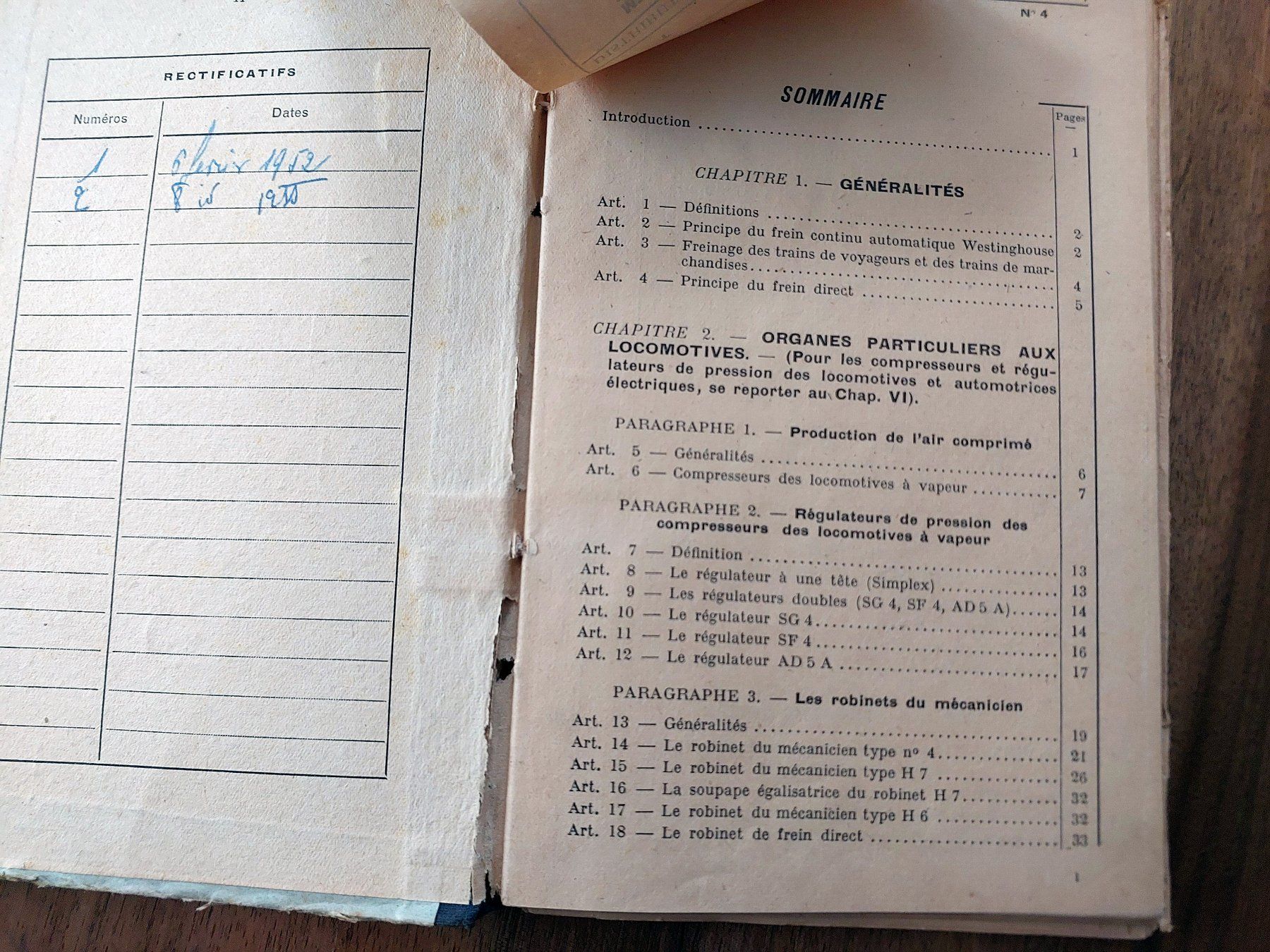 Libri: SNCF Reglement Bremssysteme - 1950 – Usato da Schönenwerd venduto da Steidi 2