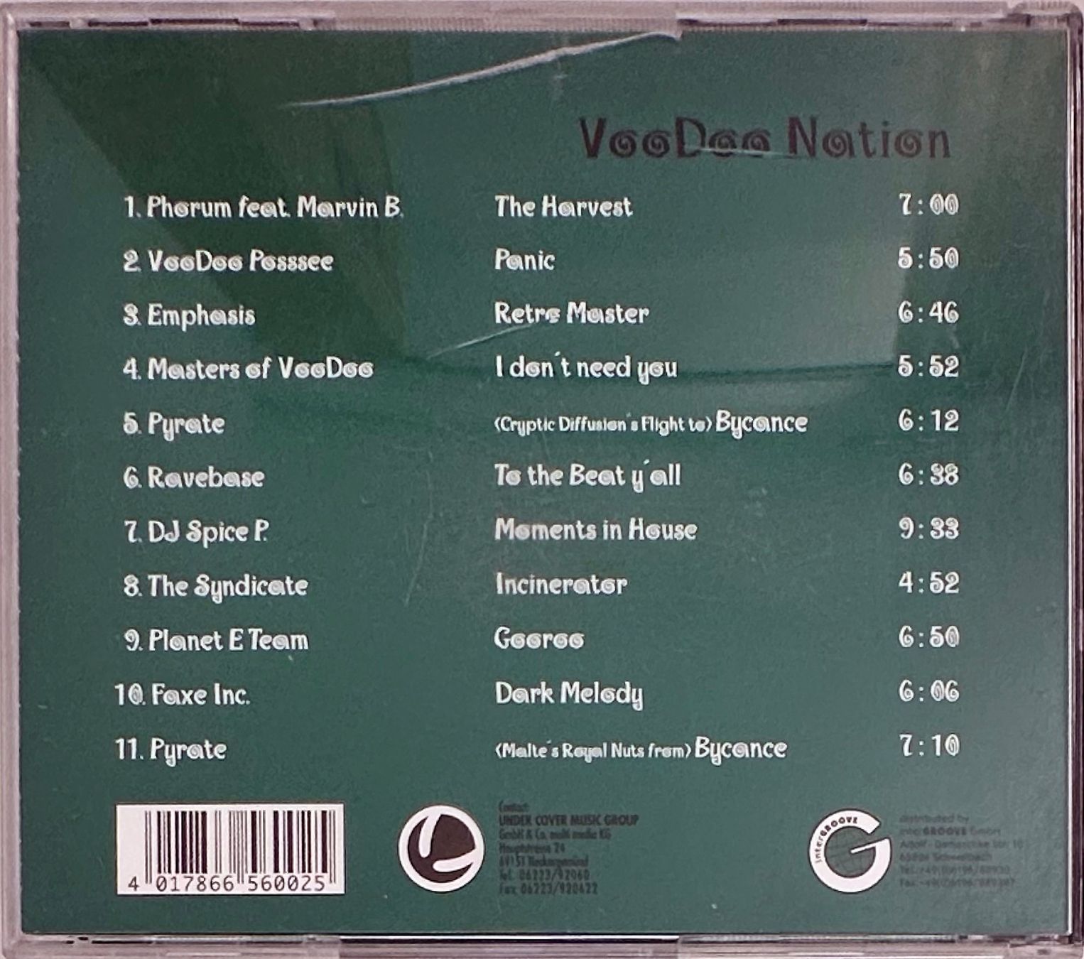 CD: VooDoo Nation - The Second VooDoo Records Compilation – Usato da Martigny venduto da jereq 1