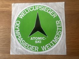ATOMIC Ski Weltcupsieger Vintage Aufkleber Rarität