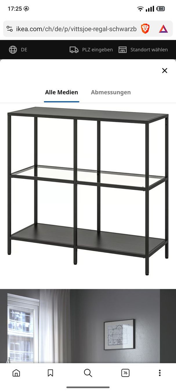 Ikea Scaffali: Ikea Vittsjö Regal 100x93x36 – Usato da Bülach venduto da Ainzelstuck 2