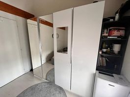 Large Wardrobe with Mirror