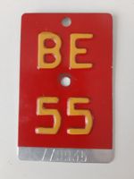 Velonummer BE 55 plaque Velo