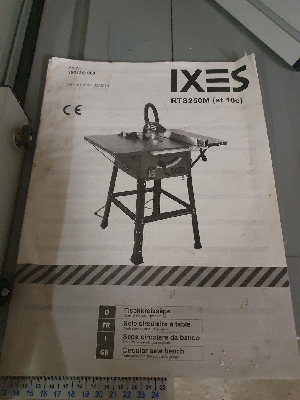 Tutte le macchine: scie circulaire de table – Usato da Gumefens venduto da flagada12 1