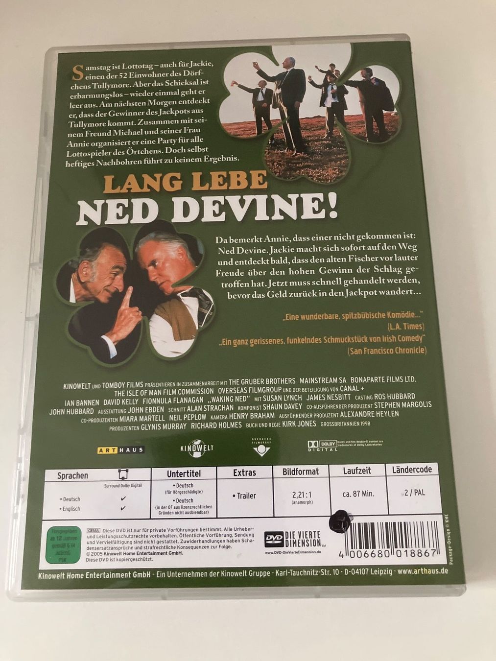 Tous les DVDs: Waking Ned - Lang lebe Ned Devine! (Dvd) – D'occasion à Arbon par HelFer01 1